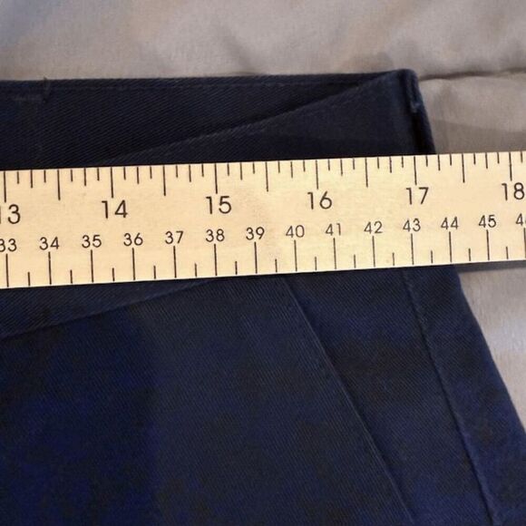 Timber Creek Navy Blue Flat Front Men's Trousers Khakis Chinos Size 34x34 - Picture 8 of 12